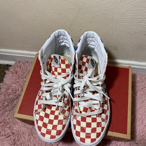 VANS SK8-HI CHECKERBOARD - Picture 3 of 7